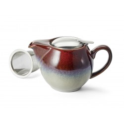 Théière céramique rouge 500ml