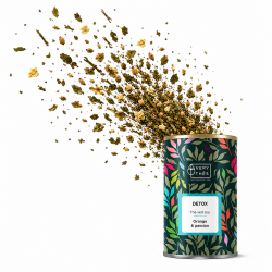 Detox th&eacute; vert bio saveur Orange & passion