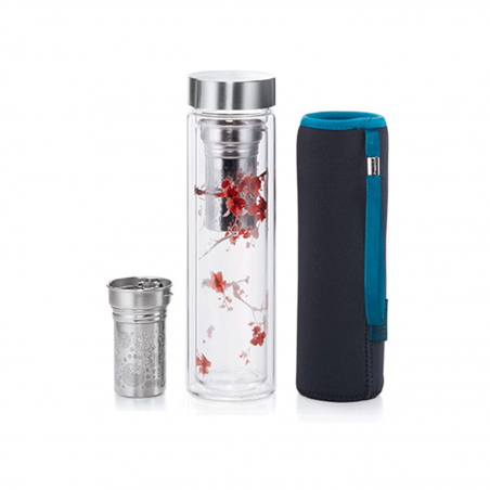 Infuseur verre cherry blossom 0,35 l