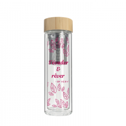 Infuseur verre vt feuille 450 ml