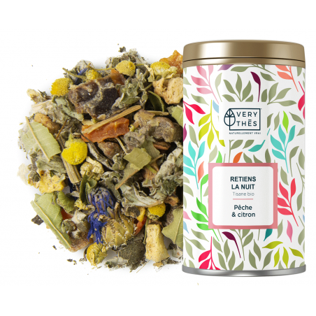 Retiens la nuit tisane bio saveur Pêche & citron