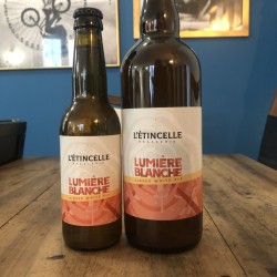 Bière lumière blanche bio 75 cl - Etincelle