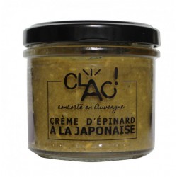 Crème d'épinard à la japonaise bio - CLAC