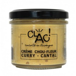 Crème de chou-fleur curry cantal bio - CLAC