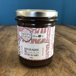Confiture rhubarbe rôtie au miel/aspérule odorante - Nos jardins imparfaits