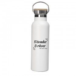 Thermos blanc avec filtre - 600ml