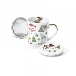 Mug tisanière woodland 250 ml