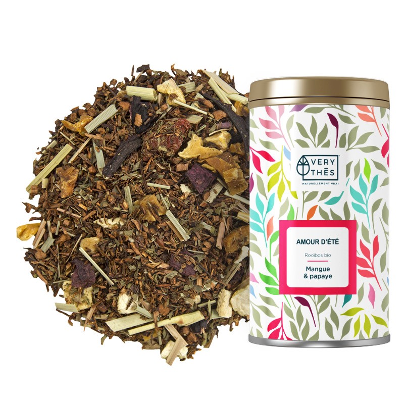 Amour d'été rooibos bio saveur Mangue & papaye