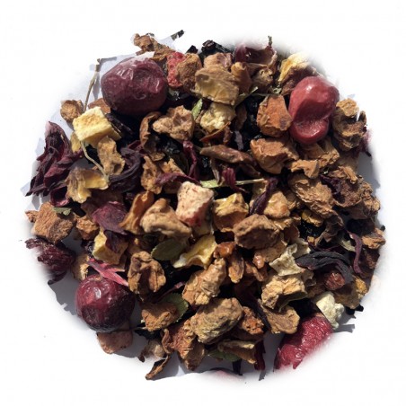 Tisane bio folie gourmande  saveur Cassis & buchu