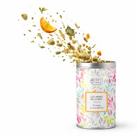 Les anges de la nuit tisane bio saveur Orange & mandarine