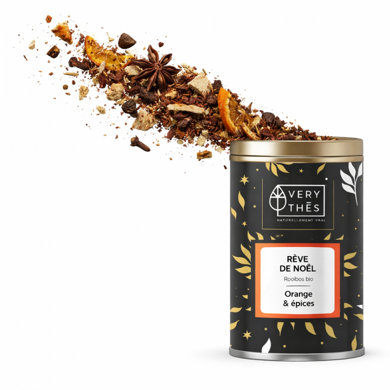 Rêve de noel rooibos bio  saveur Orange & épices