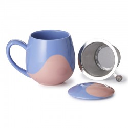 Tisaniere saara duo bleu et rose