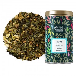 Detox th&eacute; vert bio saveur Orange & passion